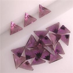 12 CTS LOT OF TRIANGLE SHAPED LAB CREATED TOURMALINE 6 MM