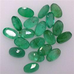 4 CTS LOT OF OVAL SHAPED EMERALD 5x3 MM