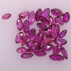 2 CTS LOT OF MARQUISE RUBY 3x2-2x1 MM