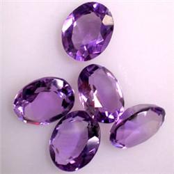 9.70 CTS LOT OF OVAL AMETHYST 10x8 MM