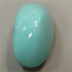 8.50 CTS OVAL PERSIAN TURQUOISE CABOCHON 15x9 MM