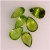 Image 1 : 2.20 CTS LOT OF PEAR SHAPED PERIDOT 6x4 MM