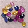 Image 1 : 4.00 CTS LOT OF MULTICOLOR ROUND SAPPHIRES