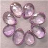 Image 1 : 41.01 CTS LOT OF AMETHYST TEAR DROPS