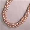 Image 1 : 5.5x3.5 MM THREE FRESH WATER PEARL STRINGS - 16 INCHES