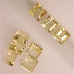 4.70 CTS LOT OF SQUARE CUT CITRINE 5x5 MM