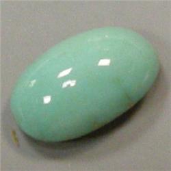 4.30 CTS OVAL PERSIAN TURQUOISE CABOCHON 13x8 MM