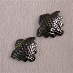 7.50 CTS PAIR OF CARVED TOURMALINE 15x13 MM