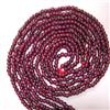 Image 1 : 4 MM GARNET STRAND - 16 INCHES