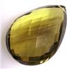 Image 1 : 75.00 CTS BICOLOR CITRINE TEAR DROP 33x24 MM - TOP DRILLED
