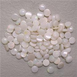 10 CTS LOT OF ROUND OPAL CABOCHON 3 MM