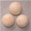 Image 1 : 38 CTS LOT OF ROUND NATURAL ITALIAN CORAL CABOCHON 16 MM