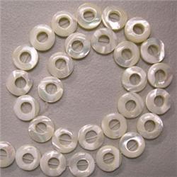 10 MM MOTHER OF PEARL STRAND - 16 INCHES