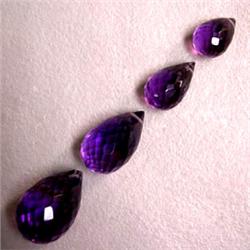 28.30 CTS LOT OF AMETHYST BRIOLETTE - DIFFERENT SIZES