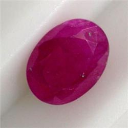 1.72 CTS OVAL RUBY 6x5 MM