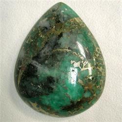 353.01 CTS PEAR SHAPED EMERALD CABOCHON 65x50 MM - H U G E ! ! !