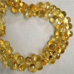 238 CTS CITRINE BRIOLETTE STRAND 10x7 MM