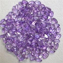 38 CTS LOT OF OVAL AMETHYST 5x3 MM