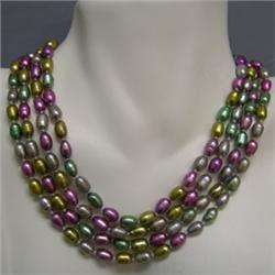 7x5 MM FRESH WATER PEARL INFINITY STRAND 64 INCHES