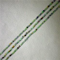 THREE STRANDS OF 1.5 MM MULTICOLOR NATURAL STONES