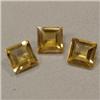 Image 1 : 6 CTS LOT OF SQUARE CUT CITRINE 7x7 MM
