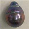 Image 1 : 16x11 MM BLACK TAHITIAN PEARL - FULL DRILLED