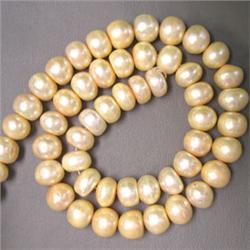 9.5-10 MM FRESHWATER PEARL STRAND 16 ITEMS