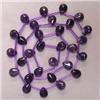 Image 1 : 8x6 MM AMETHYST BRIOLLETE STRAND 16 INCHES