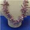 Image 1 : 30X5 mm APPROX LILAC MOTHER OF PEARL BRANCHES STRAND - 16 INCHES