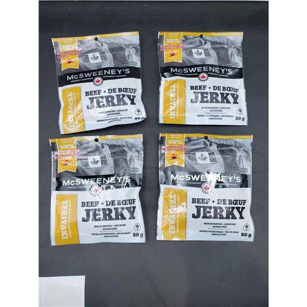McSweeney's Beef Jerky (4 x 80g) Teriyaki