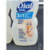 Image 2 : Dial Kids 3 in 1 Body, Hair & Bubble Bath-Peach (2 x 354ml)