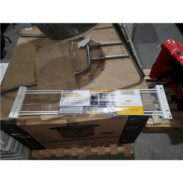 Hinged Window Guard 38in to 60in Width
