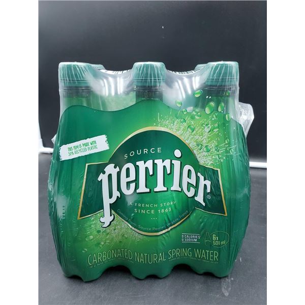 Perrier Carbonated Natural Spring Water (6 x 500ml)