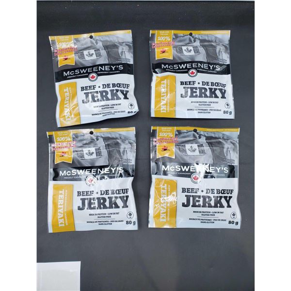 McSweeney's Teriyaki Beef Jerky (4 x 80g)