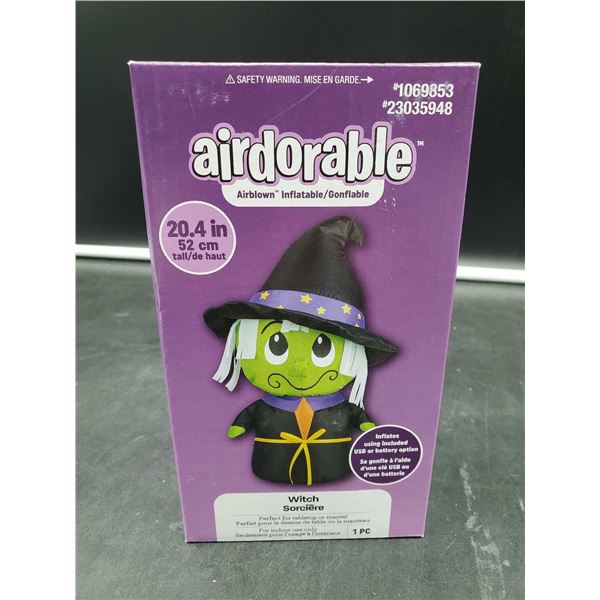 Airdorable Inflatable Witch (20.4in Tall)