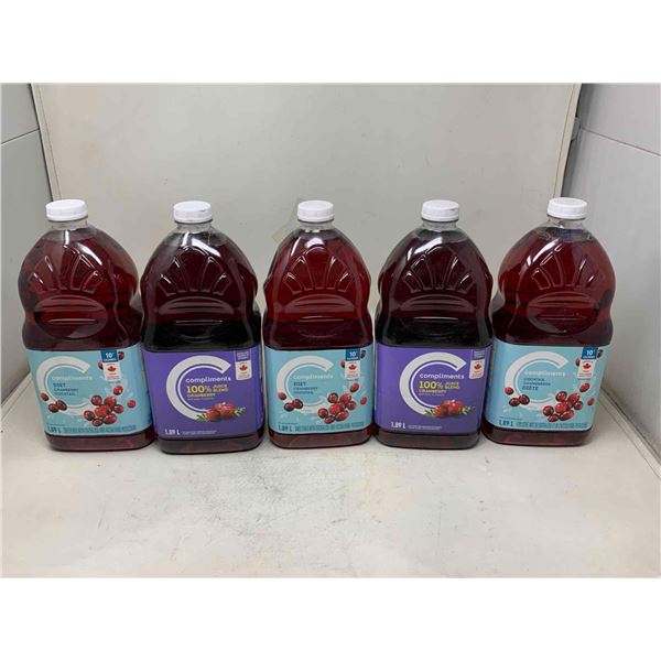 Compliments Diet Cranberry & Cranberry Juice Blend  Cocktail (5 x 1.89L)