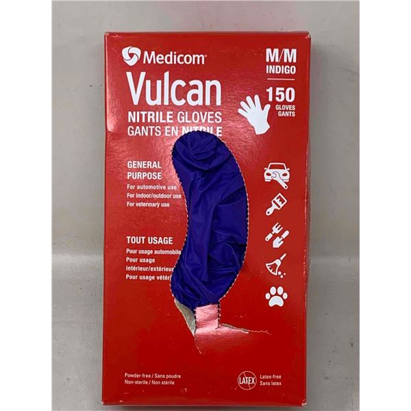 Medicom Vulcan Nitrile Gloves 150gloves (M)
