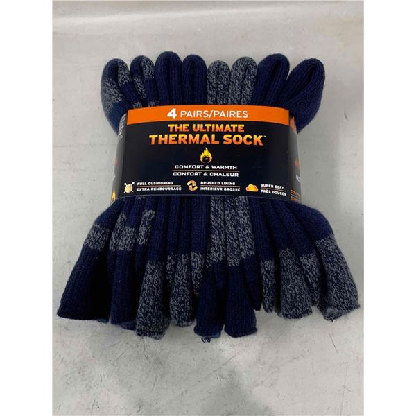 The Ultimate Thermal Sock- 4 Pairs (size 6-12)