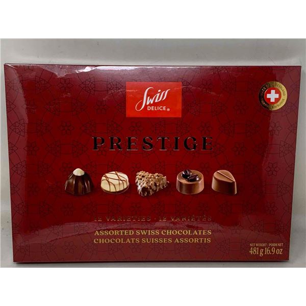 Swiss Delice Prestige Assorted Swiss Chocolates (481g)