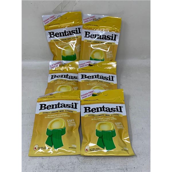 Bentasil Honey Lemon Throat Lozenges (6 x 38g)