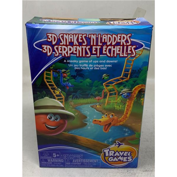 3D Snakes 'n Ladders Travel Games