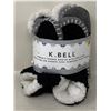 Image 1 : K. Bell Women's Sherpa Bootie with Pom Poms (size small)