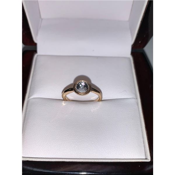 Ladies 10 K GP Ladies Single Solitaire Ring