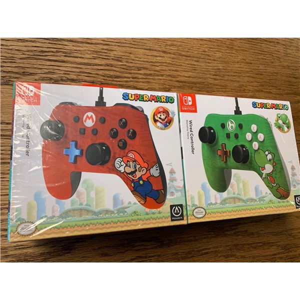 Nintendo Switch Supermario Controller Set mario & Yoshi NEW Sealed
