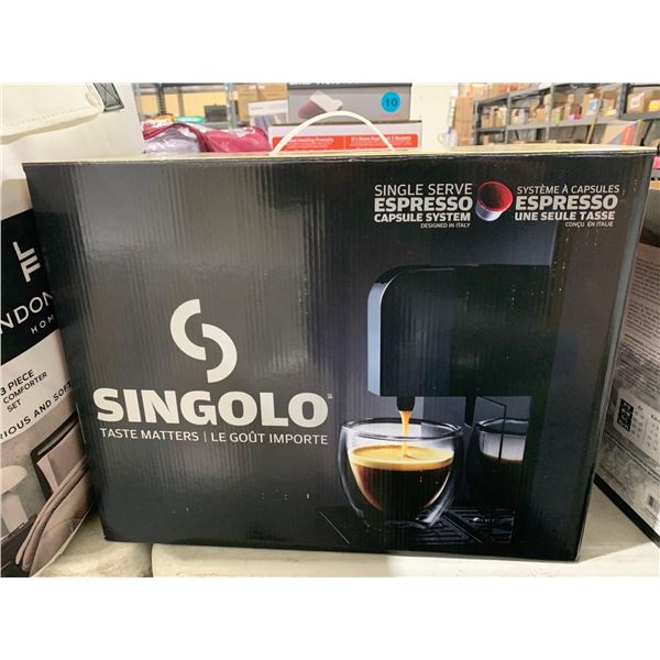 NEW IN BOX Singolo Single Serve Espresso Capsule System