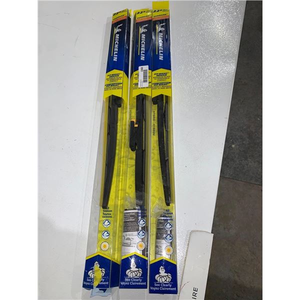Lot Of 3 Michelin Wiper Blades 22"