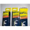 Image 2 : Lot Of 3 Michelin Wiper Blades 22"