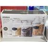 Image 1 : NEW Stokes Canister Set 3 Piece Set Chalk Included