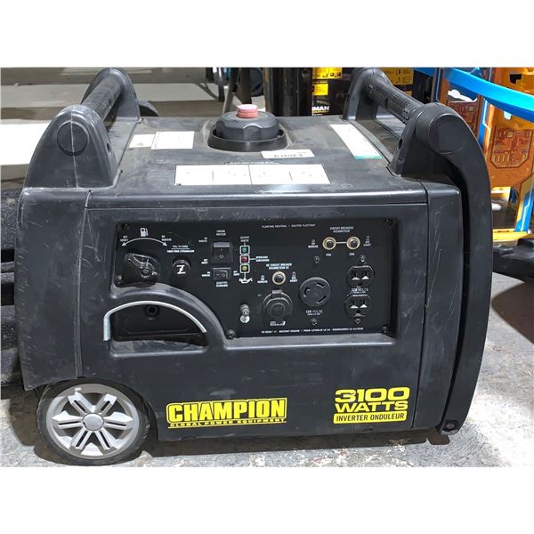 Champion 3100 Watt Inverter untested sold as is