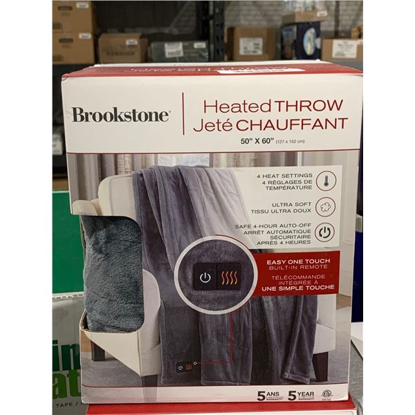 Brookstone Heated Throw 50"x60"